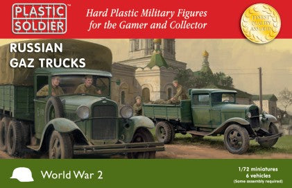 Plastic Soldier Co 7248 1/72 WWII Russian GAZ Trucks (6)