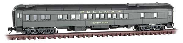 Micro Trains Line 14200420 N Scale Pullman Plan 3410 Heavyweight 12-1 Sleeper - Ready to Run -- Union Pacific "Newton Hook" (Pullman Green, black)
