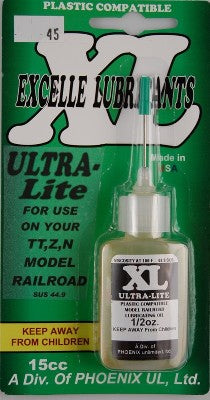 Phoenix Unlimited 45 1/2oz. Ultra Light Plastic Compatible Lubricant Oil for HO & Smaller Motor Wicks