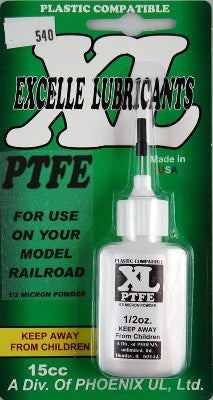 Phoenix Unlimited 540 1/2oz. PTFE (Teflon) Plastic Compatible Lubricant for Sliding Parts, Coupler Faces & etc. (D)