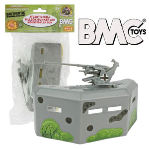 Playsets 49997 54mm Bunker w/Gun (Grey) (BMC Toys)