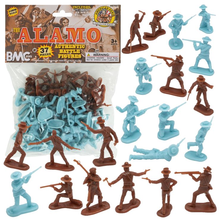 Playsets 67027 54mm The Alamo Figure Playset (37pcs) (Bagged) (BMC Toys)