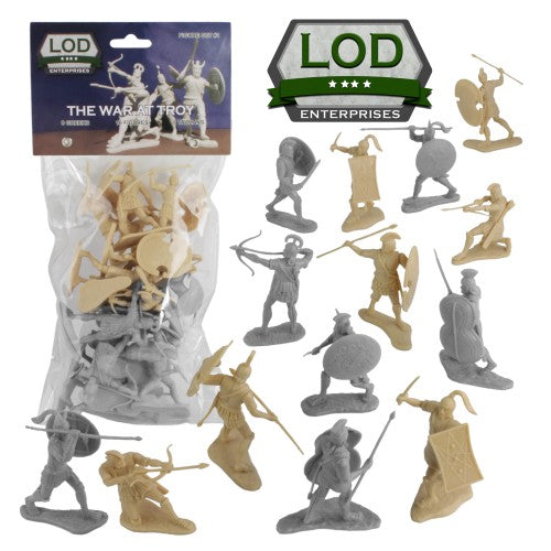 Playsets L1 1/32 The War at Troy Greeks & Trojans Playset (16) (Bagged) (LOD Enterprises)