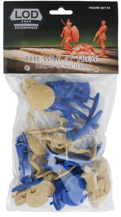 Playsets L3 1/32 The War at Troy Heroes of the Iliad Greeks & Trojans Playset (12) (Bagged) (LOD Enterprises)