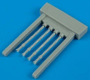 Quickboost 48277 1/48 Wellington Mk IC Gun Barrels Oval Perforation for TSM (D)