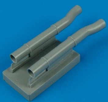 Quickboost 48280 1/48 Ju87D5N Standard Night Exhaust for HSG (D)