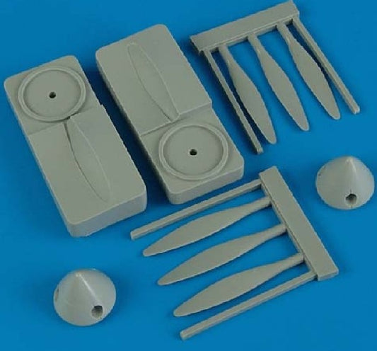 Quickboost 48381 1/48 P38 Propeller w/Jig Tool for HSG