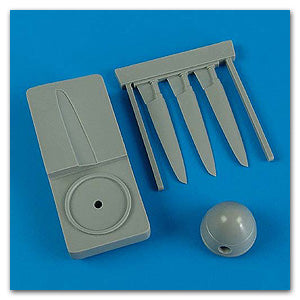 Quickboost 48447 1/48 Hurricane Mk I Rotol Propeller & Spitfire Spinner w/Jig Tool for ITA (D)