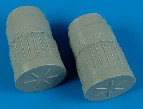 Quickboost 48465 1/48 MiG29 Fulcrum Correct Exhaust Nozzles w/Covers Type B for ACY (D)