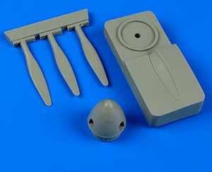 Quickboost 48626 1/48 Spitfire Mk V DeHavilland Propeller w/Jig Tool for ARX (D)
