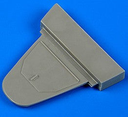 Quickboost 48632 1/48 Bf109G Cockpit Rear Bulkhead Closed for EDU (D)