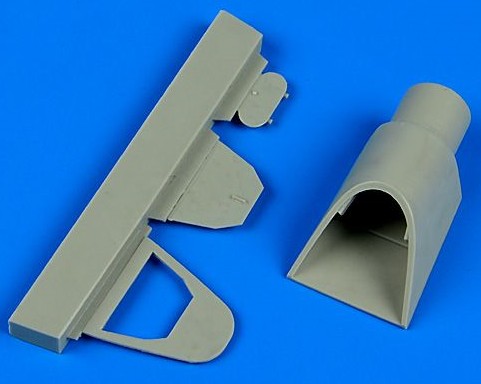 Quickboost 48636 1/48 Bf109G Opened Cockpit Rear Bulkhead Standard for EDU (D)