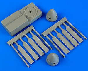 Quickboost 48665 1/48 Tu2 Propellers 4 Blades w/Jig Tool (D)