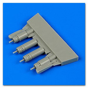 Quickboost 48672 1/48 F4U5 Corsair Gun Barrels w/Pylons for HSG