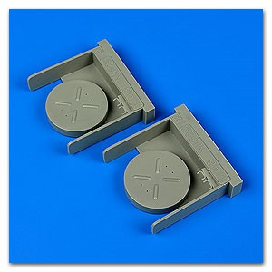 Quickboost 48686 1/48 MiG29A Fulcrum Exhaust Covers Type B for LNR (D)