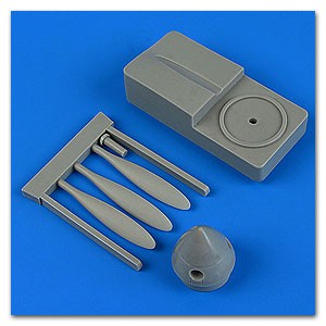 Quickboost 48717 1/48 MiG3 Propeller w/Jig Tool for TSM(D)