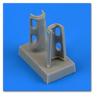 Quickboost 48726 1/48 Bf109G Correct Undercarriage Bay for EDU