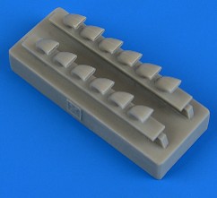 Quickboost 48734 1/48 Bf109G Exhaust for EDU