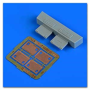 Quickboost 48908 1/48 F14A/B Tomcat Boarding Steps w/Photo-Etch for TAM (D)