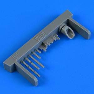 Quickboost 48928 1/48 P38F/G Lightning Gun Barrels Type-A for TAM