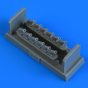 Quickboost 48929 1/48 P51D Mustang Exhaust for TAM