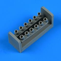 Quickboost 48964 1/48 P40C Warhawk Exhaust for ACY (D)