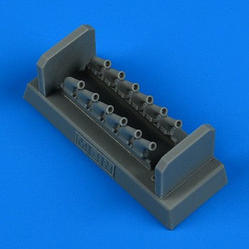 Quickboost 48969 1/48 P51D/K Mustang Exhaust for MGK (D)