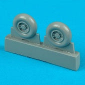 Quickboost 72044 1/72 Spitfire Mk IX 3-Spoke Mainwheel Hubs (2) (D)