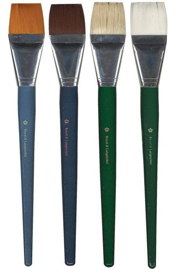 Royal & Langnickel 22603 Assorted Jumbo Taklon Brushes 4pc Value Pack