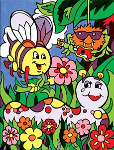 Royal & Langnickel 35607 Summer Bugs Paint by Number Age 4+ (8.75"x11.75")