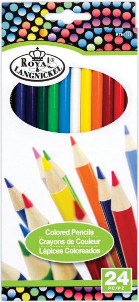 Royal & Langnickel 35876 Cool Art Colored Pencils Set (24pc)