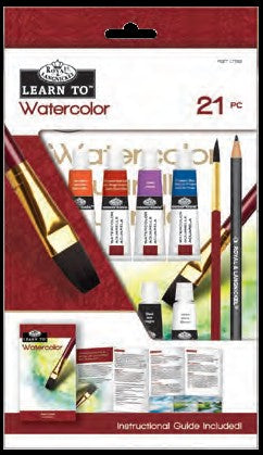 Royal & Langnickel 37324 Learn to Watercolor Painting Art Set (21pc)