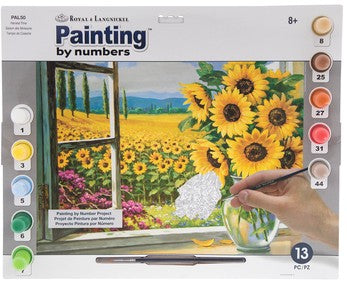 Royal & Langnickel 38204 Harvest Time (Sunflowers) Paint by Number Age 8+ (11.25"x15.375")