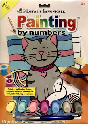 Royal & Langnickel 38683 Kitten Paint by Number Age 4+ (8.75"x11.75")
