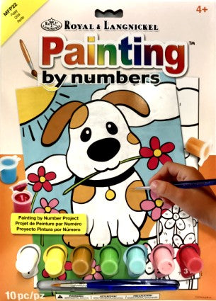 Royal & Langnickel 38687 Puppy Paint by Number Age 4+ (8.75"x11.75")