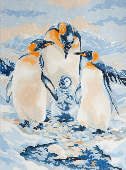 Royal & Langnickel 38797 Penguin Family Paint by Number Age 8+ (8.75"x11.75")