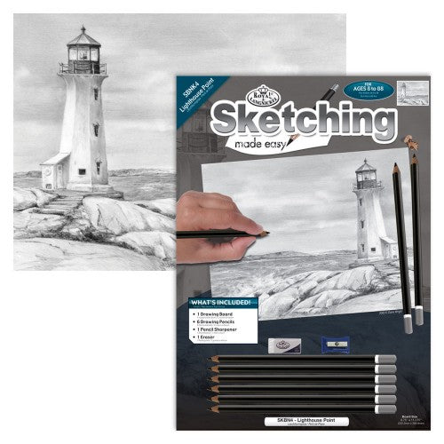 Royal & Langnickel 5705 Lighthouse Point Sketching Made Easy Age 8+ (11.25"x15.375")
