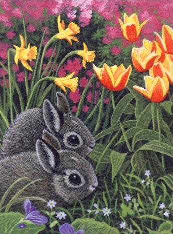 Royal & Langnickel 7725 Spring Bunnies Paint by Number Age 8+ (8.75"x11.75")