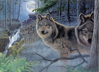 Royal & Langnickel 94348 Mystical Moonlight (Wolves) Paint by Number Age 8+ (11.25"x15.375")