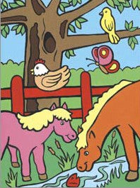 Royal & Langnickel 99307 Farm Animals Paint by Number Age 4+ (8.75"x11.75")