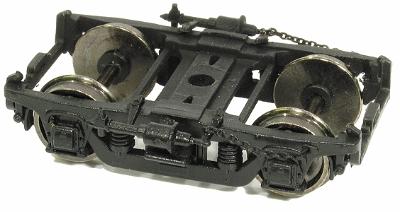 Rapido Trains 102028 HO Scale 41-E Four-Wheel Passenger Car Truck w/Separate Chains - 1 Pair -- Friction Bearing w/Journal Boxes