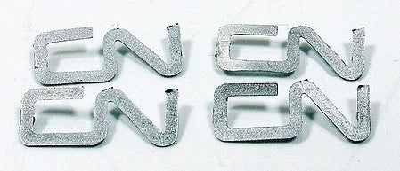 Rapido Trains 102067 HO Scale Cast-Metal CN Noodle Logo -- pkg(4)