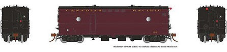 Rapido Trains 107322 HO Scale Steam Heater - Generator Car - Sound and DCC - Ready to Run -- Canadian Pacific 98 (maroon, black)