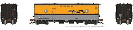 Rapido Trains 107324 HO Scale Steam Heater - Generator Car - Sound and DCC - Ready to Run -- Denver & Rio Grande Western 251 (Aspen Gold, silver, black, Flying Grande)