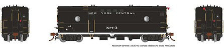 Rapido Trains 107337 HO Scale Steam Heater - Generator Car - Sound and DCC - Ready to Run -- New York Central XH-5 (black, white)