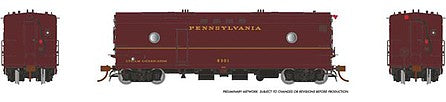 Rapido Trains 107349 HO Scale Steam Heater - Generator Car - Sound and DCC - Ready to Run -- Pennsylvania Railroad 5308 (Tuscan)