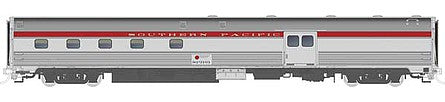Rapido Trains 114038 HO Scale Budd Baggage-Dorm - Ready to Run -- Southern Pacific 3103 (stainless, red)