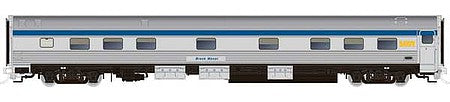 Rapido Trains 119015 HO Scale Budd Manor Sleeper - Ready to Run -- VIA Rail Canada 10303 Amherst Manor (Original Scheme, stainless, blue, yello