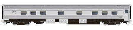 Rapido Trains 119037 HO Scale Budd Manor Sleeper - Ready to Run -- Stainless, Unlettered