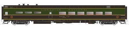 Rapido Trains 124003 HO Scale Pullman-Standard Lightweight Diner - Ready to Run -- Canadian National #1346 (1954 Scheme; green, black)